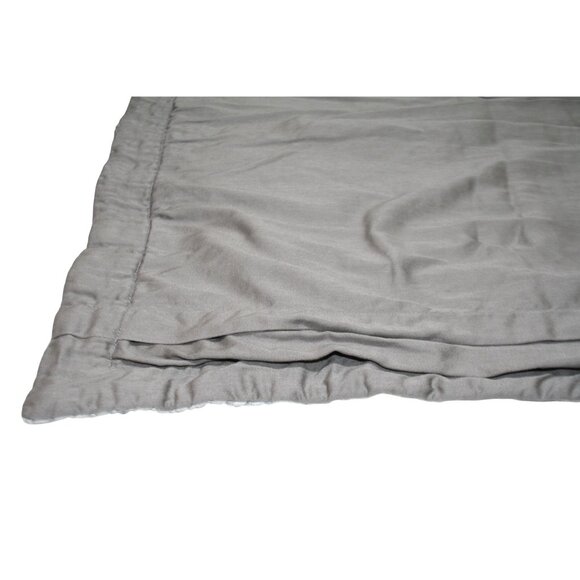 Pottery Barn Set of 2 Honeycomb Waffle Weave Euro Sham Gray 26x26 Luxury Neutral - Picture 4 of 5